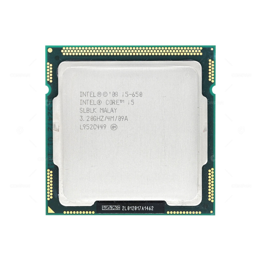 SLBLK INTEL CORE DUAL I5-650 3.2GHZ 4MB CORE L2 CACHE